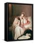A Mother's Love, 1839-Josef Danhauser-Framed Stretched Canvas