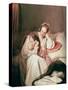 A Mother's Love, 1839-Josef Danhauser-Stretched Canvas