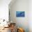 A Mother Sperm Whale with Calf Is Visited by an Interested Male-null-Art Print displayed on a wall