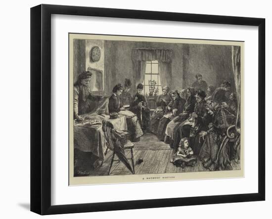 A Mothers' Meeting-null-Framed Giclee Print