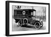 A Motor Ambulance Supplied by Carter's, New Cavendish Street-null-Framed Art Print