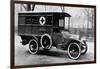 A Motor Ambulance Supplied by Carter's, New Cavendish Street-null-Framed Art Print