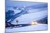 A Motorist Drives Through a Wintry Landscape on the B4520-Graham Lawrence-Mounted Photographic Print