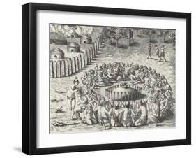 A Mound, from De Bry-Theodor de Bry-Framed Giclee Print