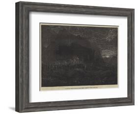 A Mountain Chief's Funeral in Olden Times-Francis Danby-Framed Giclee Print