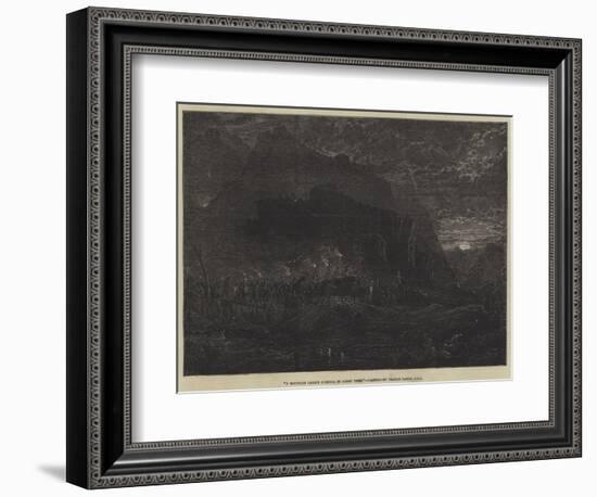 A Mountain Chief's Funeral in Olden Times-Francis Danby-Framed Giclee Print