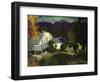 A Mountain Farm, 1920-George Wesley Bellows-Framed Giclee Print