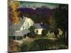 A Mountain Farm, 1920-George Wesley Bellows-Mounted Giclee Print