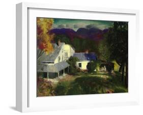 A Mountain Farm, 1920-George Wesley Bellows-Framed Giclee Print