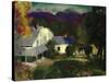 A Mountain Farm, 1920-George Wesley Bellows-Stretched Canvas