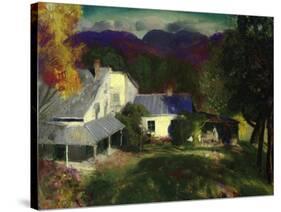 A Mountain Farm, 1920-George Wesley Bellows-Stretched Canvas