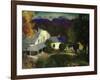 A Mountain Farm, 1920-George Wesley Bellows-Framed Giclee Print