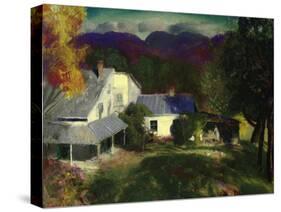 A Mountain Farm, 1920-George Wesley Bellows-Stretched Canvas