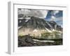 A Mountain Goat in Glacier National Park, Montana.-Steven Gnam-Framed Photographic Print