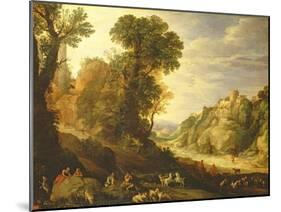 A Mountain Landscape, 1626-Paul Brill Or Bril-Mounted Giclee Print