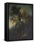 A Mountain Landscape with Pastoral Figures-Alessandro Magnasco-Framed Stretched Canvas