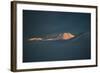 A Mountain Lit by Sunrise in Vatnajokull National Park in Northern Iceland-Alex Saberi-Framed Photographic Print