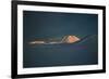 A Mountain Lit by Sunrise in Vatnajokull National Park in Northern Iceland-Alex Saberi-Framed Photographic Print