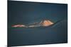 A Mountain Lit by Sunrise in Vatnajokull National Park in Northern Iceland-Alex Saberi-Mounted Photographic Print