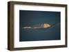 A Mountain Lit by Sunrise in Vatnajokull National Park in Northern Iceland-Alex Saberi-Framed Photographic Print