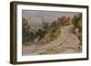 A Mountain Road in Italy-Samuel Palmer-Framed Giclee Print