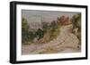 A Mountain Road in Italy-Samuel Palmer-Framed Giclee Print