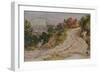 A Mountain Road in Italy-Samuel Palmer-Framed Giclee Print