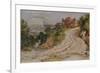 A Mountain Road in Italy-Samuel Palmer-Framed Giclee Print