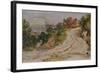 A Mountain Road in Italy-Samuel Palmer-Framed Giclee Print