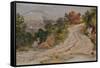 A Mountain Road in Italy-Samuel Palmer-Framed Stretched Canvas