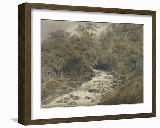 A Mountain Stream, 1801-Francois Louis Thomas Francia-Framed Giclee Print