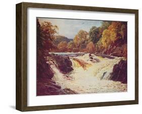 'A Mountain Torrent', 1910-Harold Sutton Palmer-Framed Giclee Print