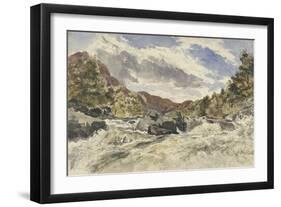 A Mountain Torrent-William James Muller-Framed Giclee Print