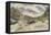 A Mountain Torrent-William James Muller-Framed Stretched Canvas