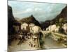 A Mountain Village, Italy-Silvestro Lega-Mounted Giclee Print