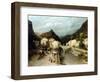 A Mountain Village, Italy-Silvestro Lega-Framed Giclee Print