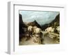 A Mountain Village, Italy-Silvestro Lega-Framed Giclee Print