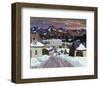 A Mountain Village-Jean-paul Lapointe-Framed Art Print