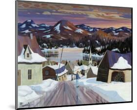 A Mountain Village-Jean-paul Lapointe-Mounted Art Print