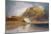 A Mountainous Lake with a Tent Pitched on the Shore-John Sell Cotman-Mounted Giclee Print