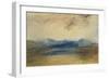 A Mountainous Landscape with a Lake-J. M. W. Turner-Framed Giclee Print