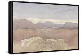 A Mountainous View, North Wales, C.1818-David Cox-Framed Stretched Canvas