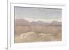 A Mountainous View, North Wales, C.1818-David Cox-Framed Giclee Print