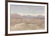 A Mountainous View, North Wales, C.1818-David Cox-Framed Giclee Print