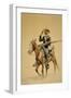 A Mounted Infantryman, 1890-Frederic Sackrider Remington-Framed Giclee Print