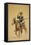 A Mounted Infantryman, 1890-Frederic Sackrider Remington-Framed Stretched Canvas