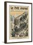 A Moving Descent Down the Mont Blanc-French School-Framed Giclee Print