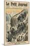 A Moving Descent Down the Mont Blanc-French School-Mounted Giclee Print