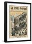 A Moving Descent Down the Mont Blanc-French School-Framed Giclee Print