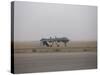 A Mq-1C Warrior Taxis Out to the Runway to for a Mission over Northern Iraq-null-Stretched Canvas